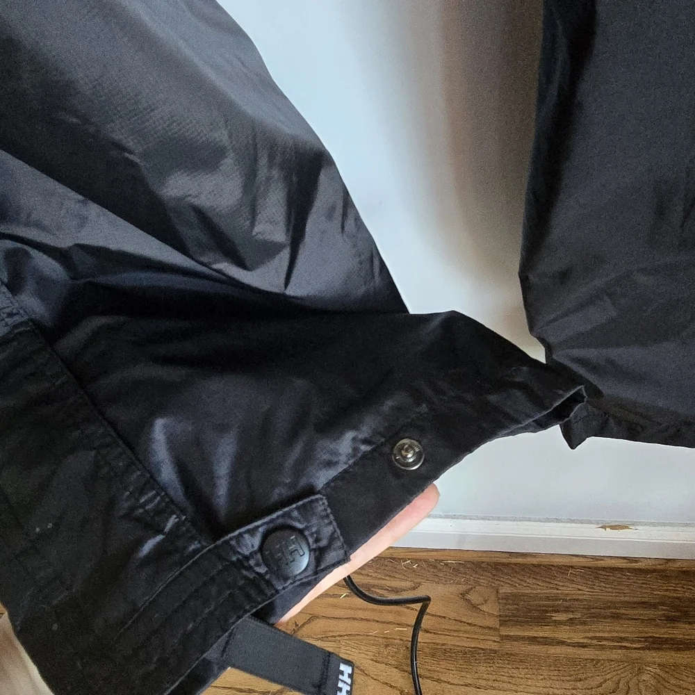 Helly Hansen Black Workwear Unisex Helly Tech Waterproof Nylon Pants SZ Large - Picture 8 of 13